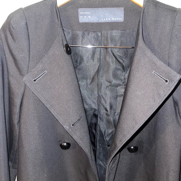 Zara basics long coat - Picture 4 of 6